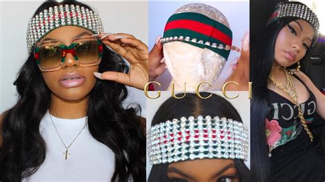 gucci rhinestone headband replica|Gucci headbands.